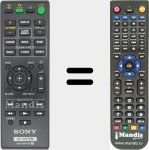 Replacement remote control for RM-ANP115 (149273811)