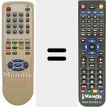 Replacement remote control for Leko