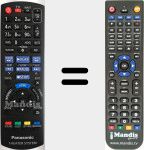 Replacement remote control for N2QAYB000971