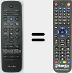 Replacement remote control for 996580007897