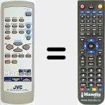Replacement remote control for RM-SUXP7R