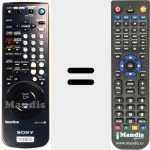 Replacement remote control for REMCON467