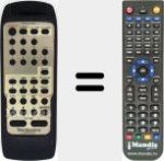 Replacement remote control for RAKCH215WH