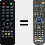 Replacement remote control for PD526HD