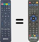 Replacement remote control for REVEZ002
