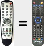 Replacement remote control for RM-FX