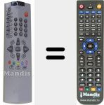Replacement remote control for EP5187R