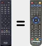 Replacement remote control for DC 660 HD PVR