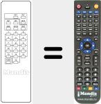 Replacement remote control for 4120