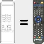 Replacement remote control for 701308059