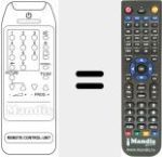 Replacement remote control for 79000151109