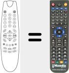 Replacement remote control for BK 55-S