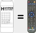 Replacement remote control for HYPER ELECTRONIC
