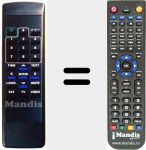 Replacement remote control for NRF-550