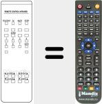 Replacement remote control for 076200G004