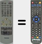 Replacement remote control for WC-FM2