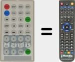 Replacement remote control for REMCON1522