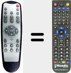 Replacement remote control for Optoma003