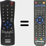 Replacement remote control for RC 282901/04