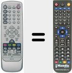 Replacement remote control for RM36DD01