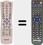 Replacement remote control for REMCON188
