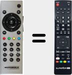 Replacement remote control for VIP1003-remote