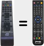 Replacement remote control for RC3902 (20567781)