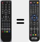 Replacement remote control for LEDTV824