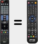 Replacement remote control for AKB74115502