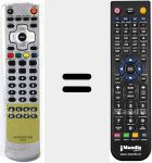 Replacement remote control for R-54D06 (48B5454D0601)