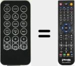 Replacement remote control for TW6