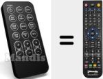 Replacement remote control for TW4NY2LIGHT1