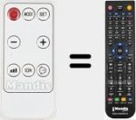 Replacement remote control for KPT-2000