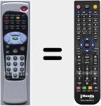 Replacement remote control for RCX154