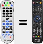 Replacement remote control for REMCON081