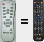 Replacement remote control for IR2411D9