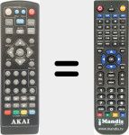 Replacement remote control for ZAP26510K-L