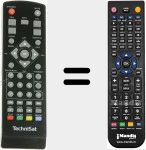 Replacement remote control for 2534810000100