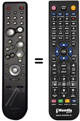 Gleichwertige Fernbedienung Denon RC-1117