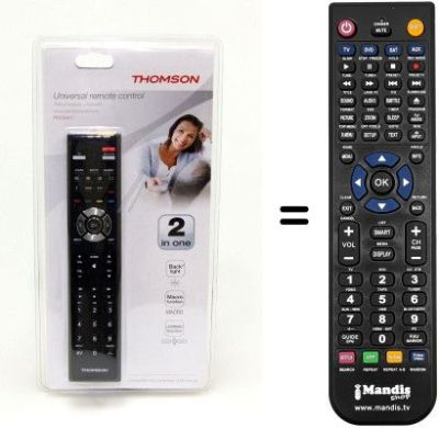 Replacement remote control Thomson 21SCN380