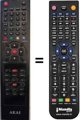 Replacement remote control DLC-E2451SK