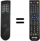 Gleichwertige Fernbedienung Pace SEC2435