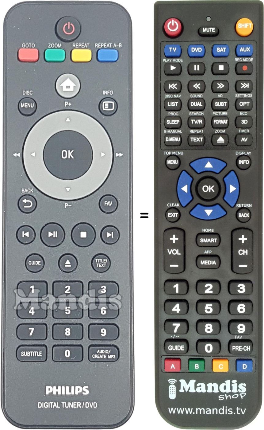 Replacement remote control 1014000685