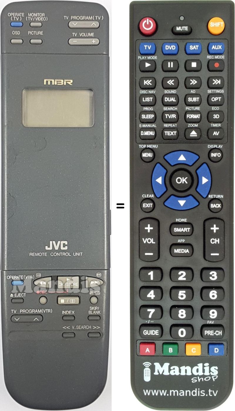 Replacement remote control R6AAUM-3