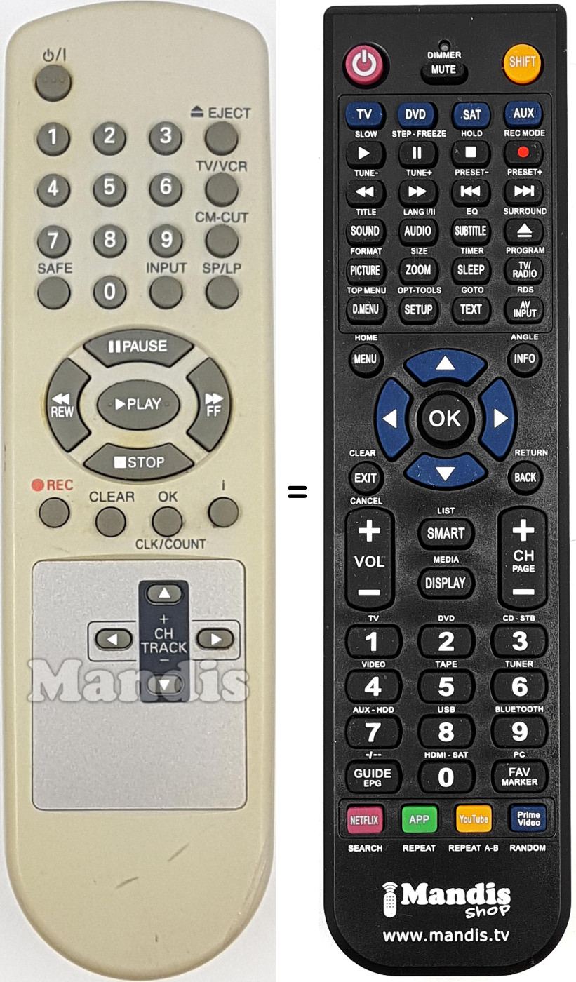 Replacement remote control REMCON2056