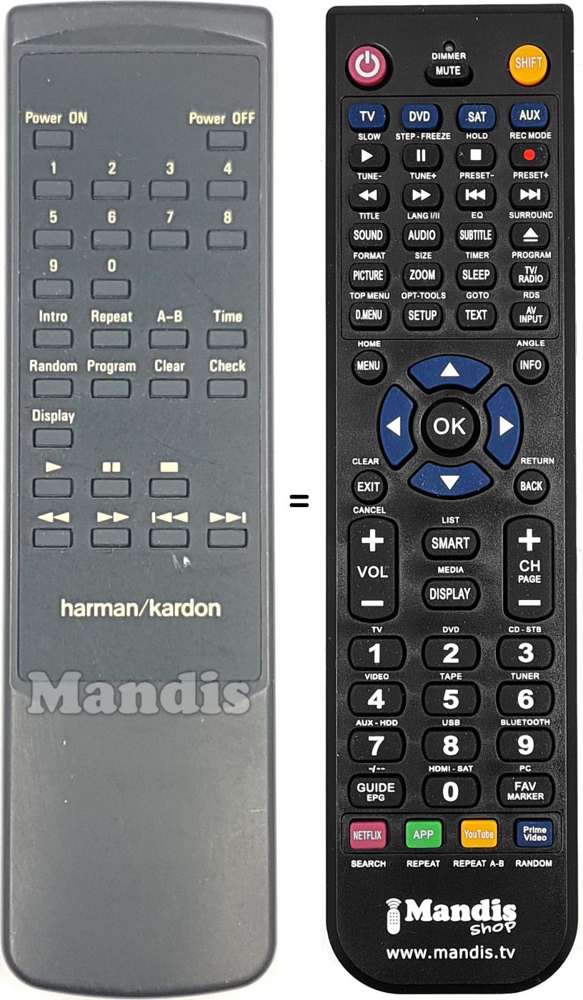 Replacement remote control REMCON2088