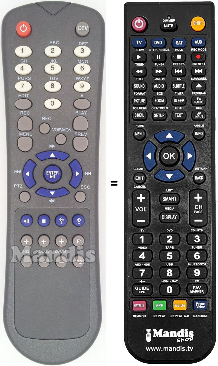 Replacement remote control Stand001