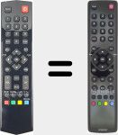Original remote control RC 3000 E 02 (04TCLTEL0223)