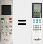 Universal remote control Aircoplus (42530)