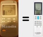 Universal remote control Aircoplus (42530)